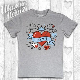 Прикольные футболки: Love Tatoo